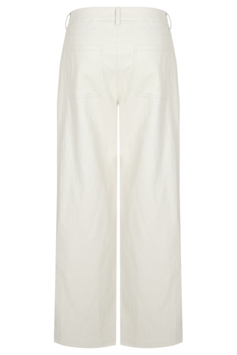 Fluresk beige dames broek | Achteraanzicht