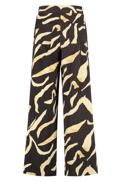 Lady Day bruine dames broek | Achteraanzicht