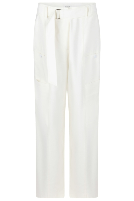 Aaiko ecru dames broek | Vooraanzicht
