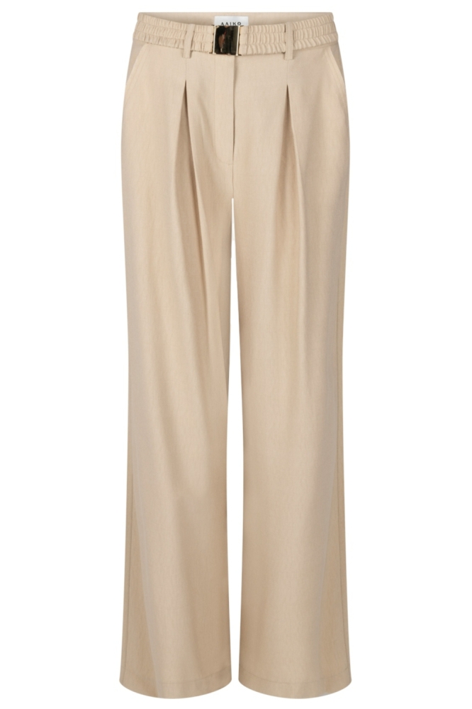 Aaiko beige dames broek | Vooraanzicht