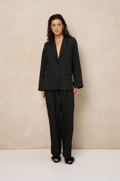 Lofty Manner zwarte dames broek | Model