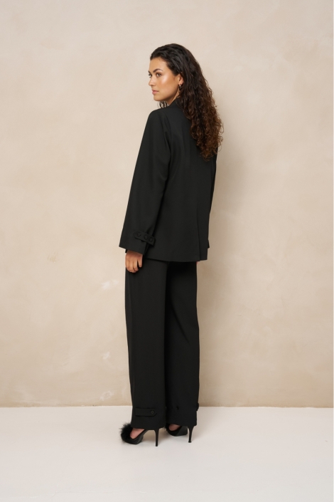 Lofty Manner zwarte dames broek | Model