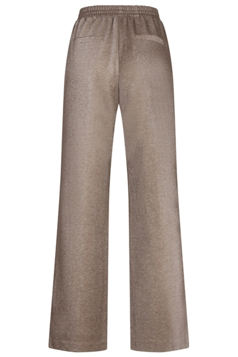 Lofty Manner taupe dames broek | Achteraanzicht
