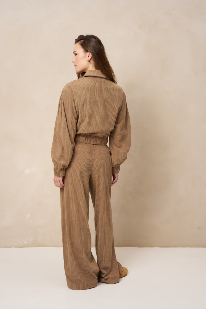 Lofty Manner taupe dames broek | Model