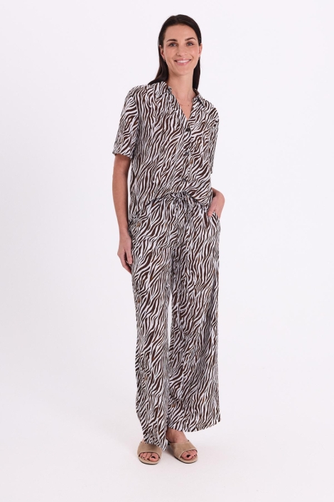 Freequent bruine dames broek | Model