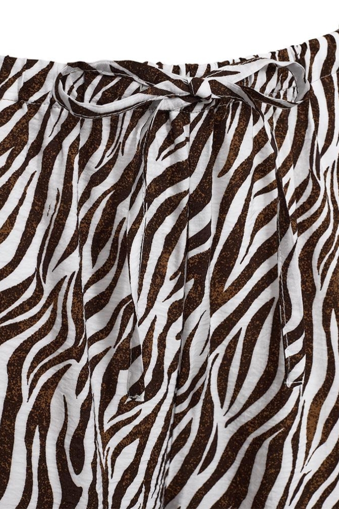 Freequent bruine dames broek | Close up