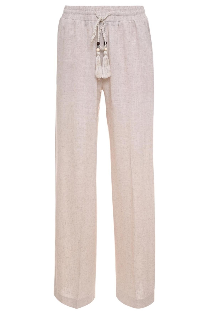 Zizo beige dames broek | Vooraanzicht