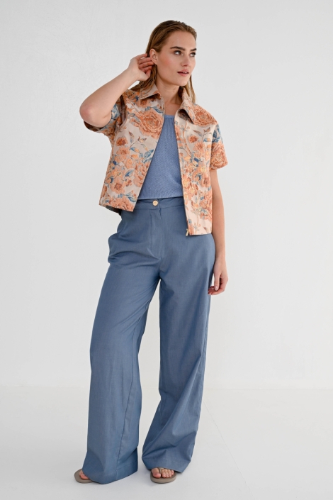 Zizo blauwe dames broek | 