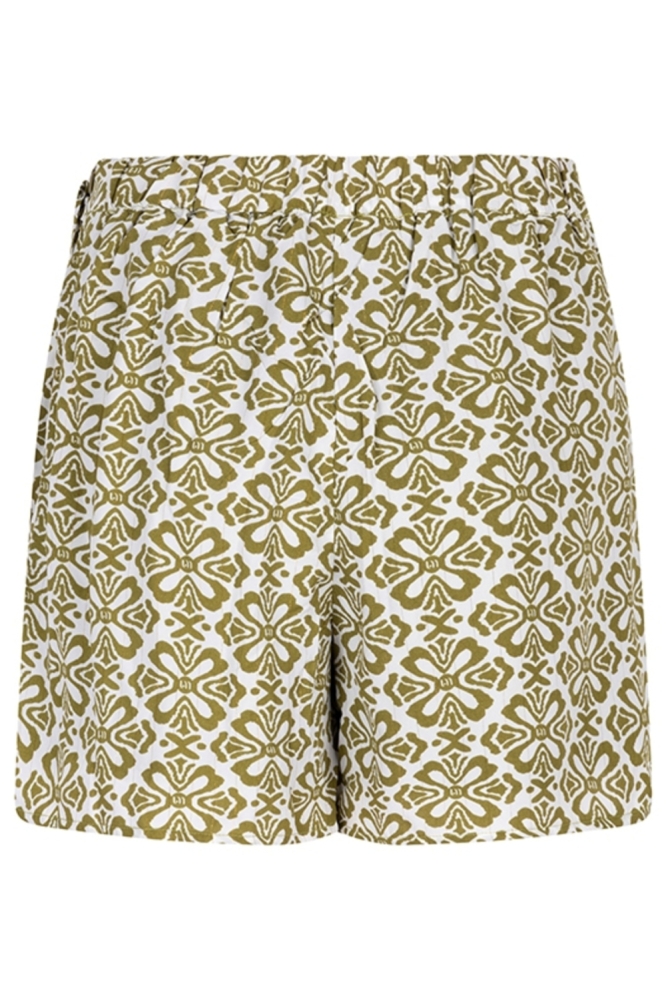 Lofty Manner groene dames korte broek | Achteraanzicht