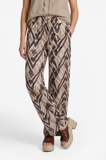 C&S The Label Broek PHILINE PANTS 26ZFZC09 014502 SAND/KHAKI