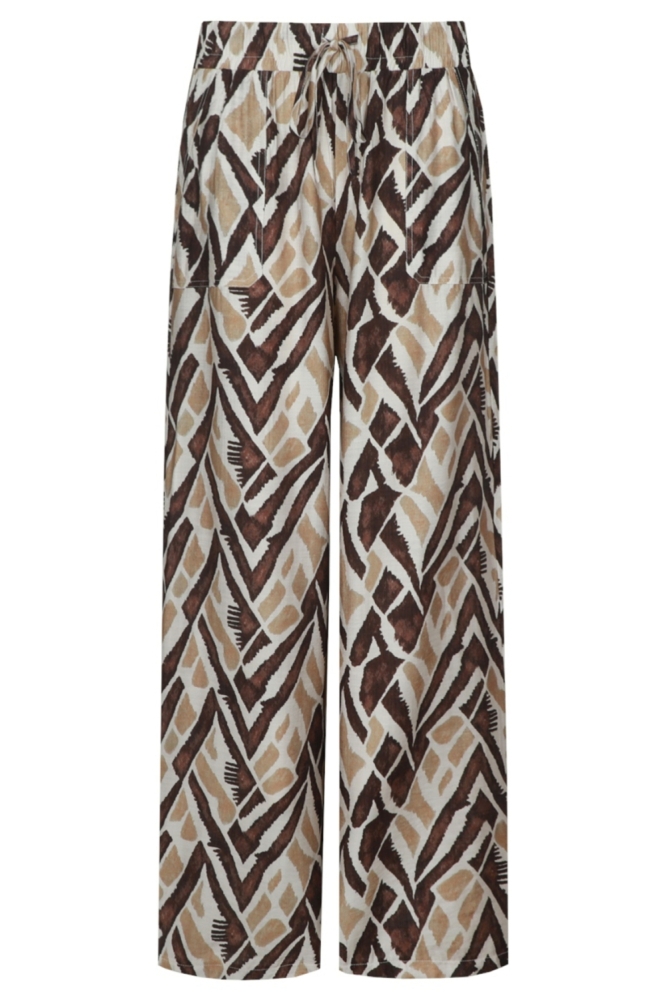 C&S The Label zand dames broek | Vooraanzicht