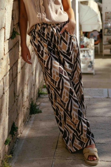 C&S The Label zand dames broek | 