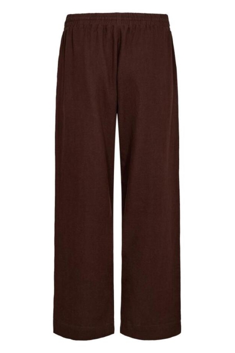 Freequent bruine dames broek | Achteraanzicht