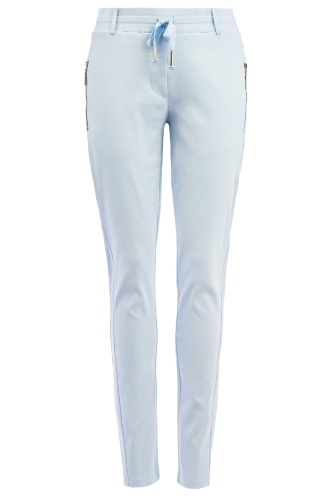TQ Amsterdam blauwe dames broek | Vooraanzicht