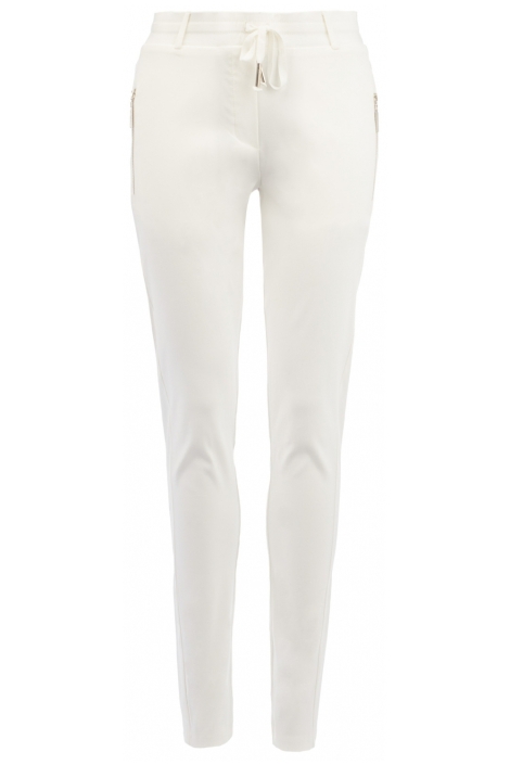 TQ Amsterdam witte dames broek | Vooraanzicht
