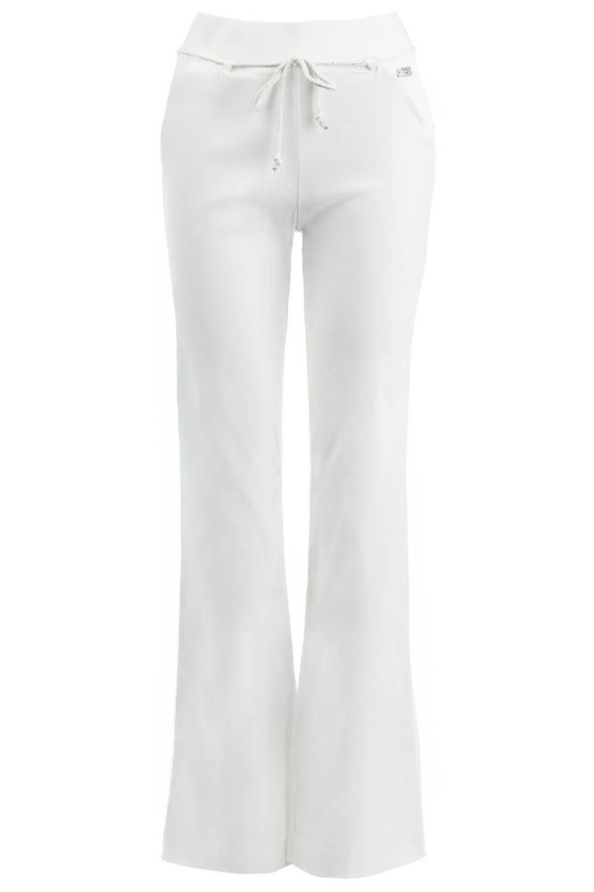 TQ Amsterdam witte dames broek | Vooraanzicht