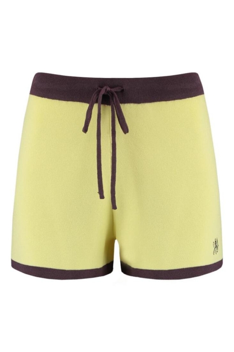 Harper & Yve gele dames korte broek | Vooraanzicht