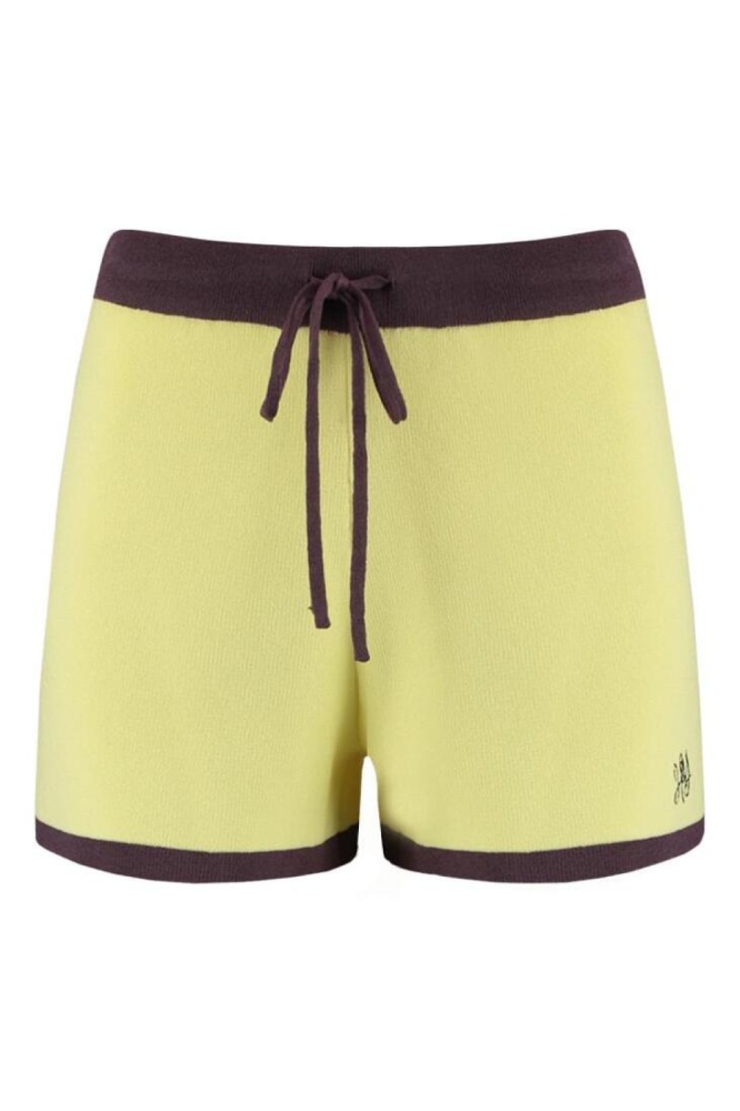 Harper & Yve gele dames korte broek | Vooraanzicht