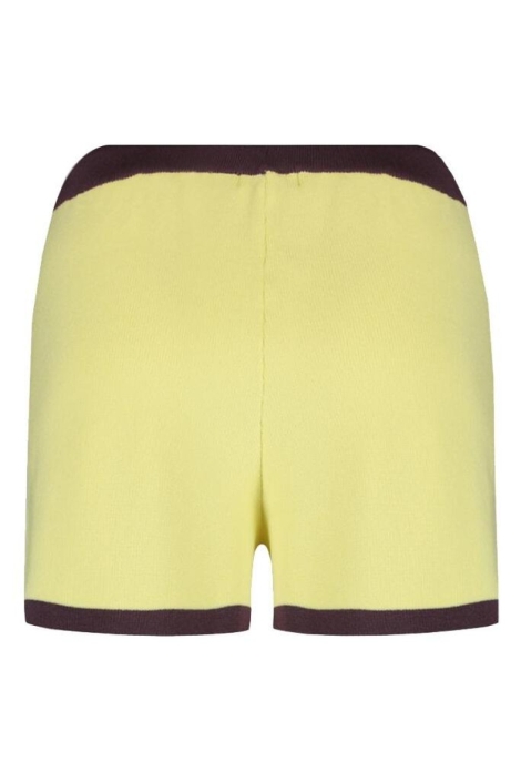 Harper & Yve gele dames korte broek | Achteraanzicht