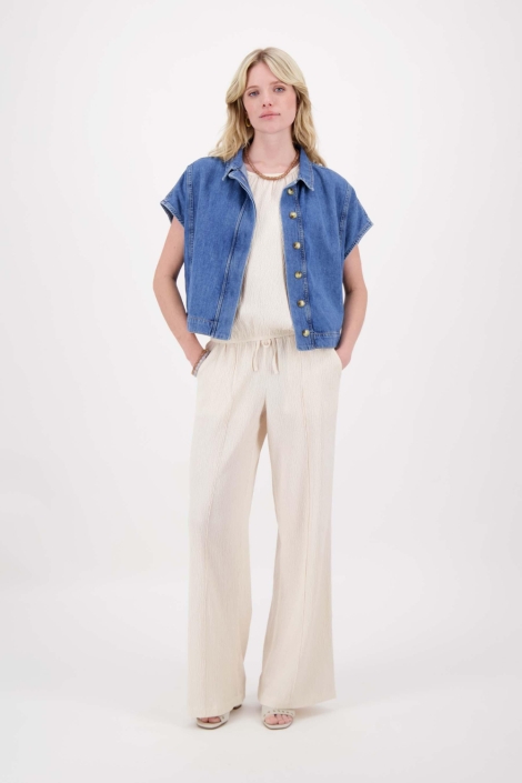 Zusss beige dames broek | Model