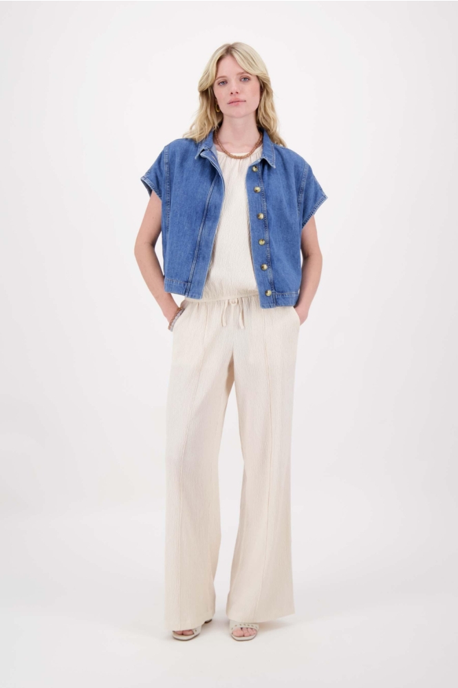 Zusss beige dames broek | Model