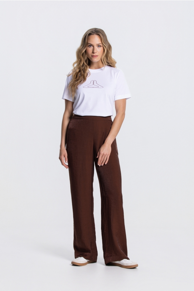 Juffrouw Jansen bruine dames broek | Model