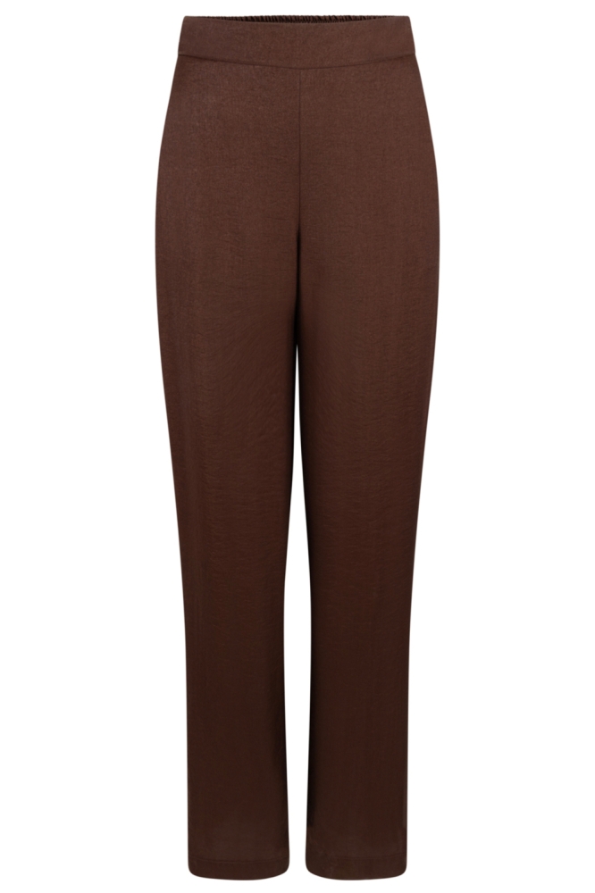 Juffrouw Jansen bruine dames broek | Vooraanzicht
