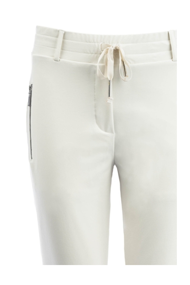 TQ Amsterdam ecru dames broek | Close up