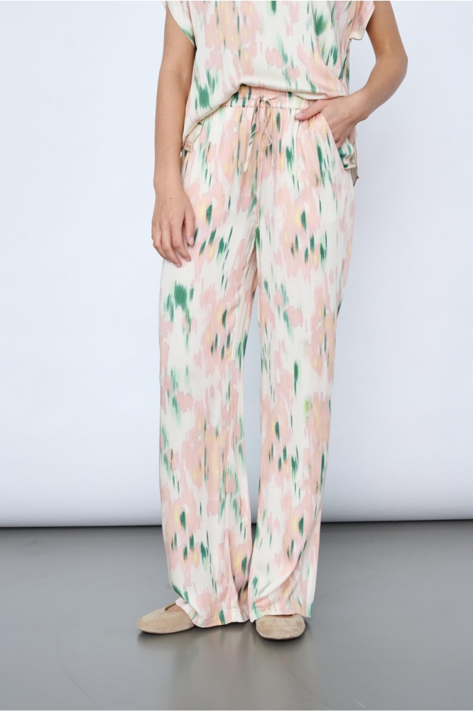 SisterS point multi color dames broek | Model vooraanzicht