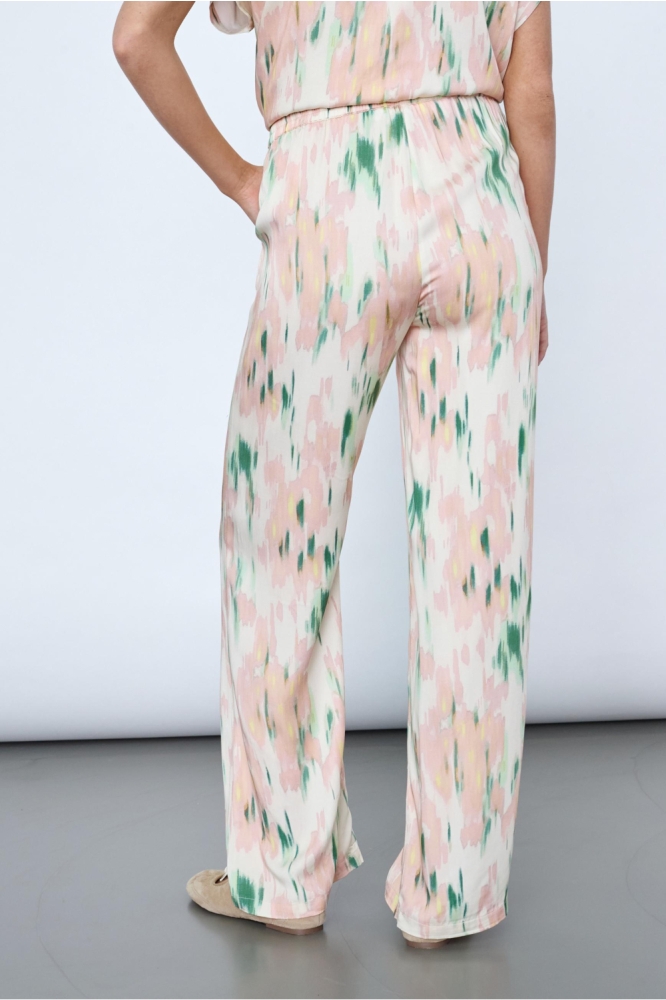 SisterS point multi color dames broek | Model achteraanzicht