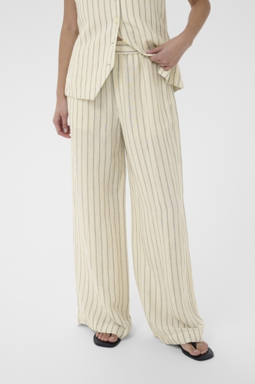 Part Two Broek BIANAPW PANTS 30310519 304935 BLACK STRIPE