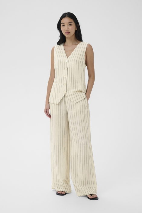 Part Two ecru dames broek | Model