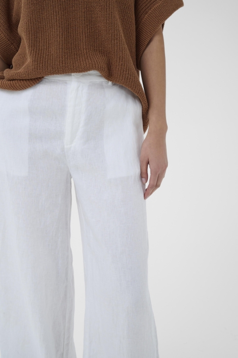 Part Two witte dames broek | Close up
