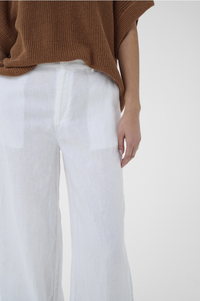 Part Two witte dames broek | Close up