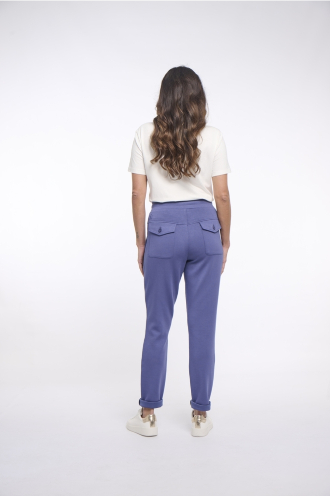 Zoso blauwe dames broek | Model