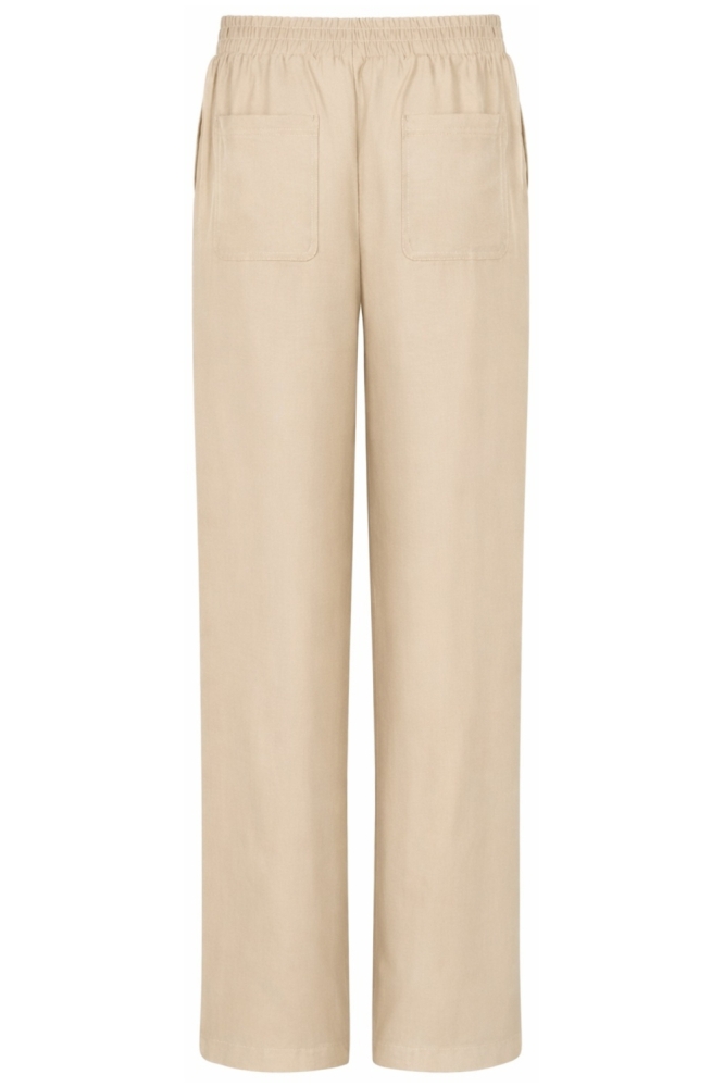 Zoso zand dames broek | Achteraanzicht