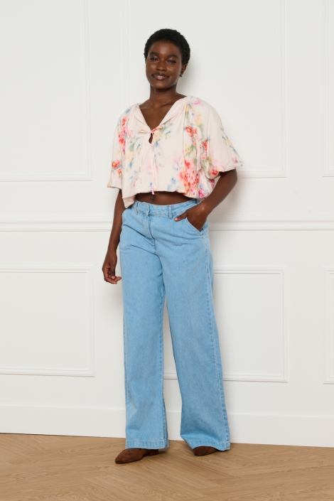 LolaLiza blauwe dames jeans | Model