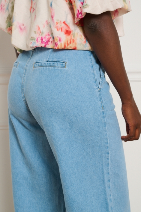 LolaLiza blauwe dames jeans | Close up