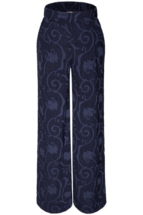 Kimara blauwe dames broek | Vooraanzicht