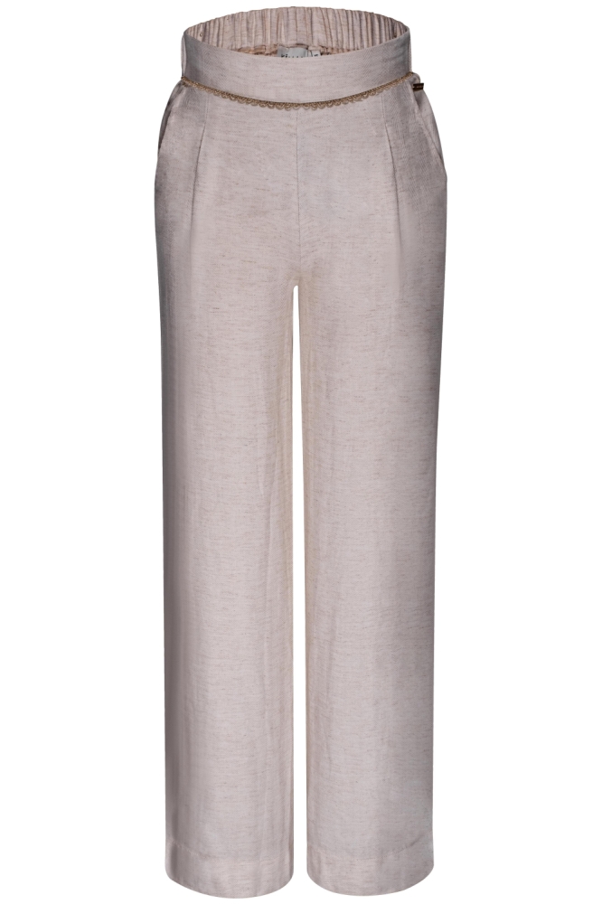Kimara beige dames broek | Vooraanzicht