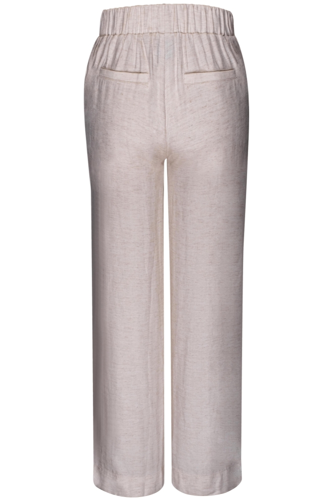 Kimara beige dames broek | Achteraanzicht