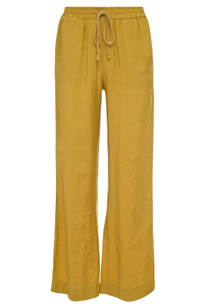 Zizo gele dames broek | Vooraanzicht