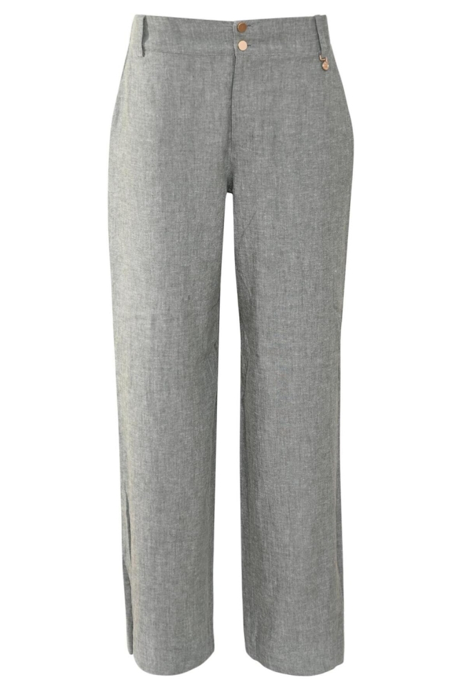 Zizo groene dames broek | Vooraanzicht