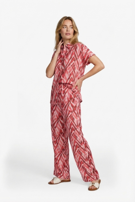 C&S The Label roze dames broek | Model