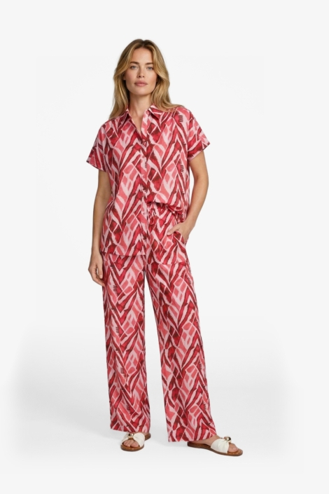 C&S The Label roze dames broek | Model