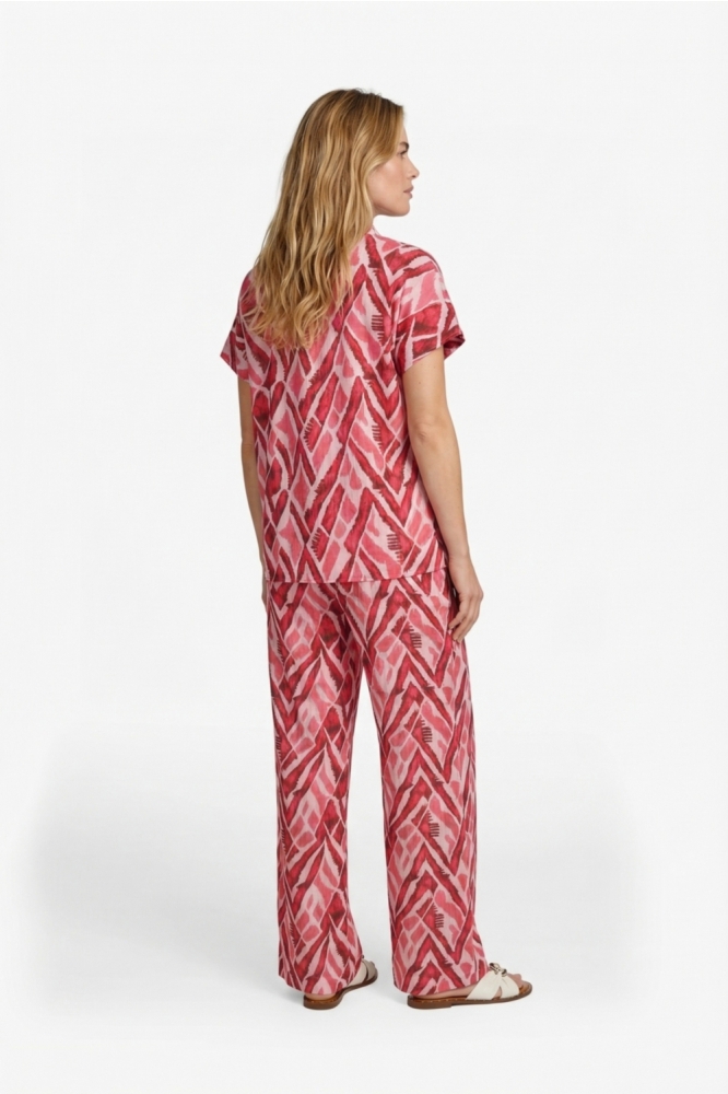 C&S The Label roze dames broek | Model