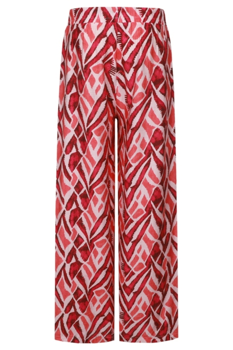 C&S The Label roze dames broek | Achteraanzicht