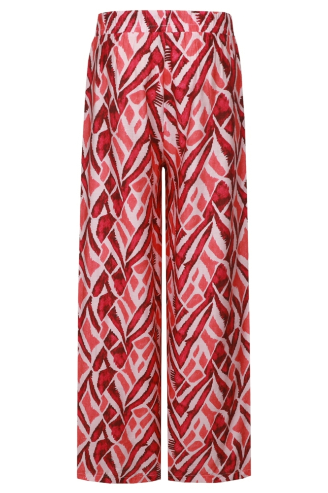C&S The Label roze dames broek | Achteraanzicht