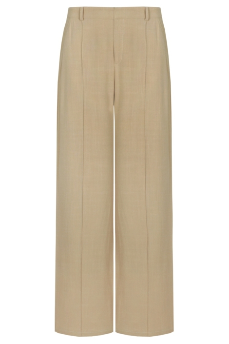 C&S The Label groene dames broek | Vooraanzicht