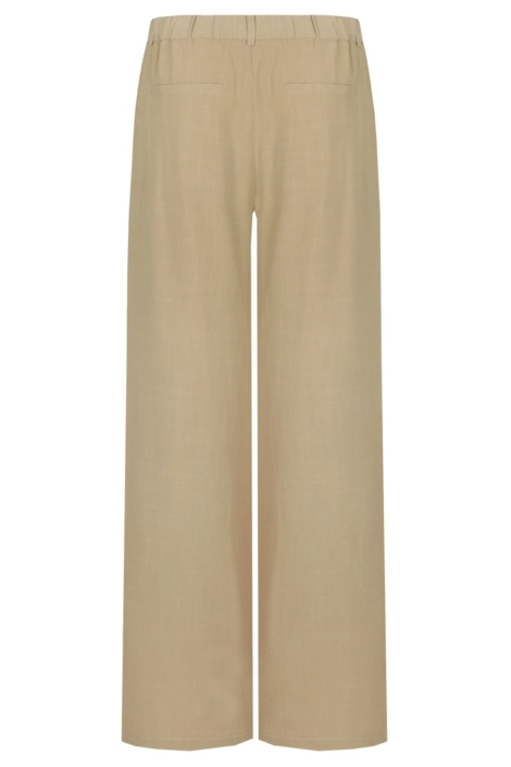 C&S The Label groene dames broek | Achteraanzicht